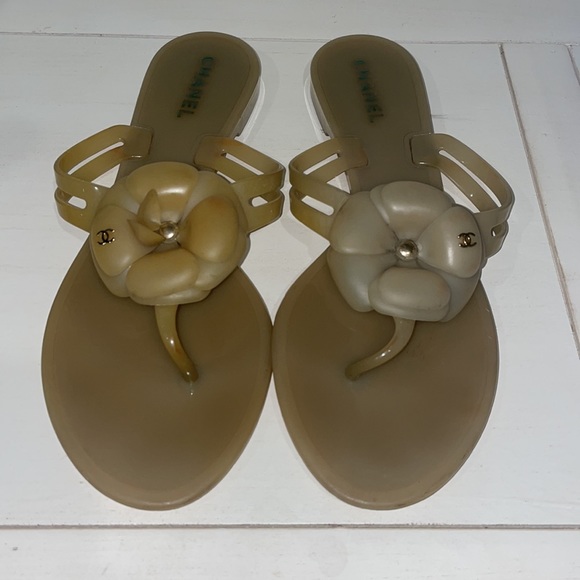 Chanel Camelia Flip Flops - Picture 2 of 8